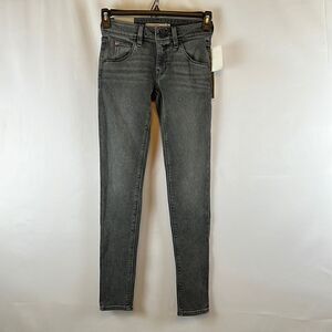 Hudson Jeans Collin Mid-Rise Skinny Jeans- Stone Grey- Size 24- NWT